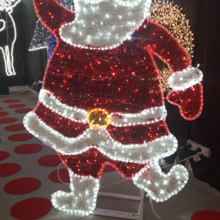 Babbo Natale decorazione luminosa